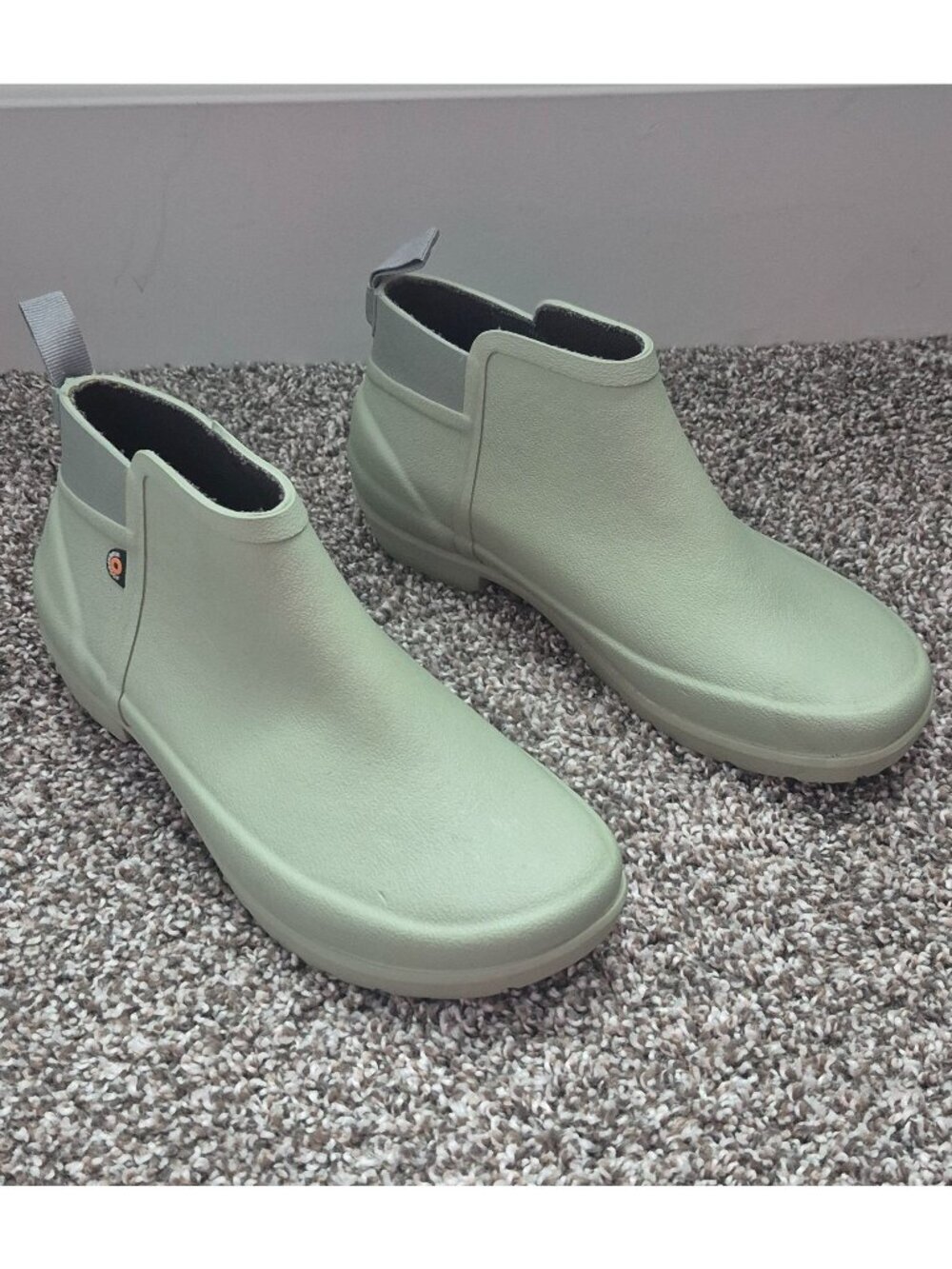 Bogs Flora Bootie Green Low Top Waterproof Boots Outdoor Womens 7